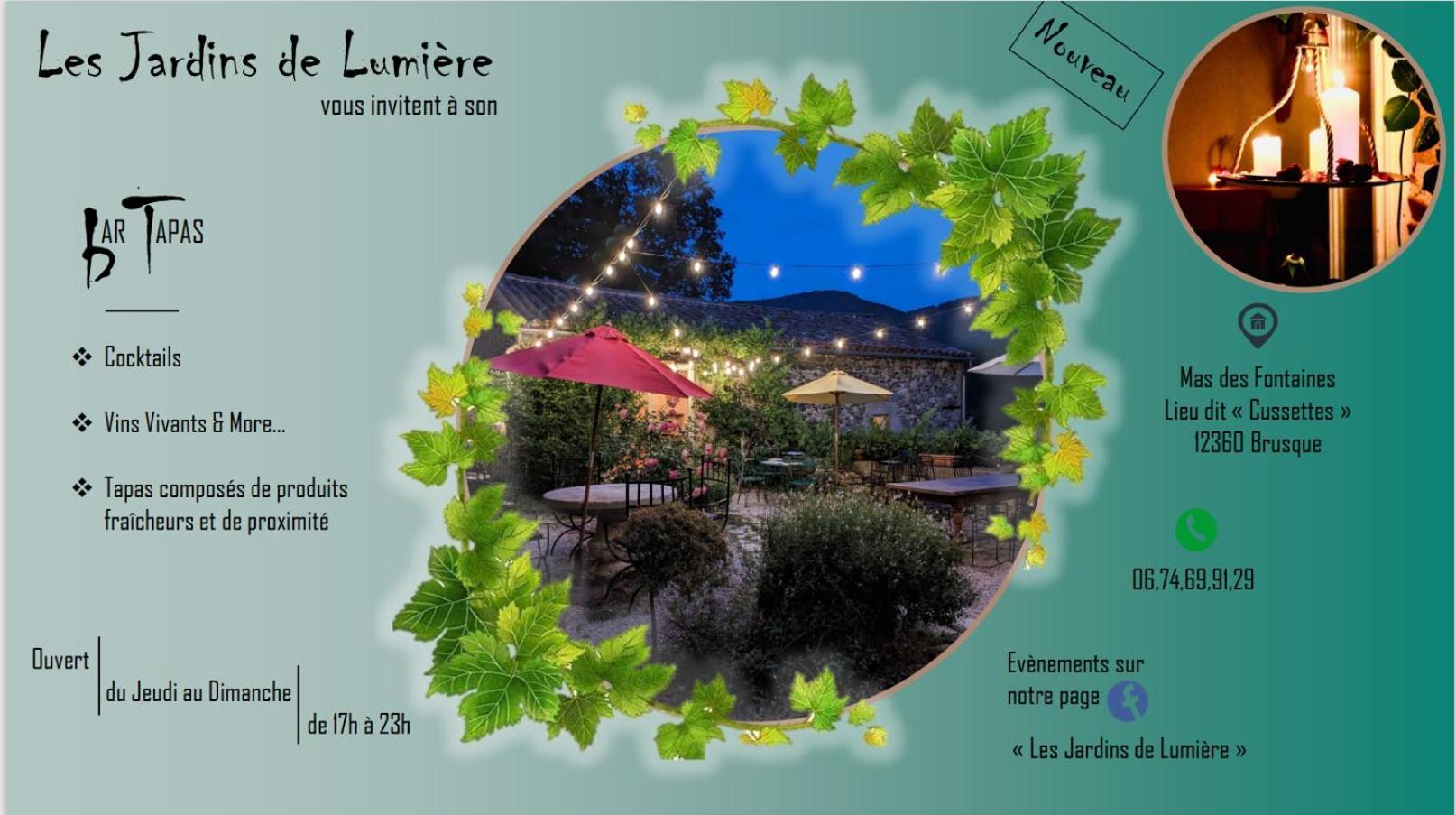 Bed and Breakfast Les Jardins De Lumiere Brusque Esterno foto